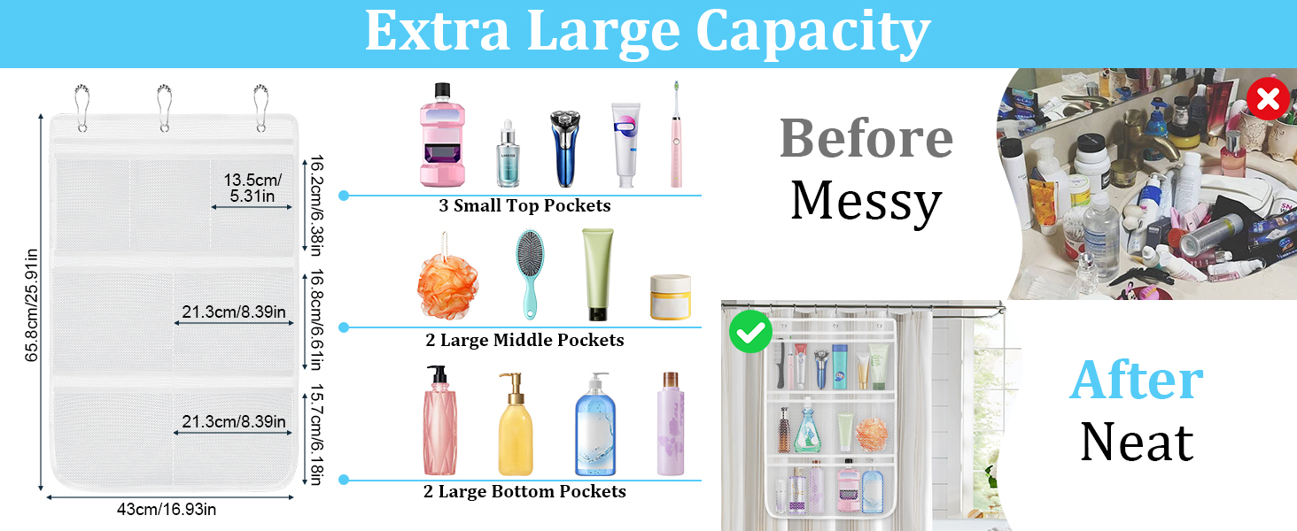 mesh shower caddy