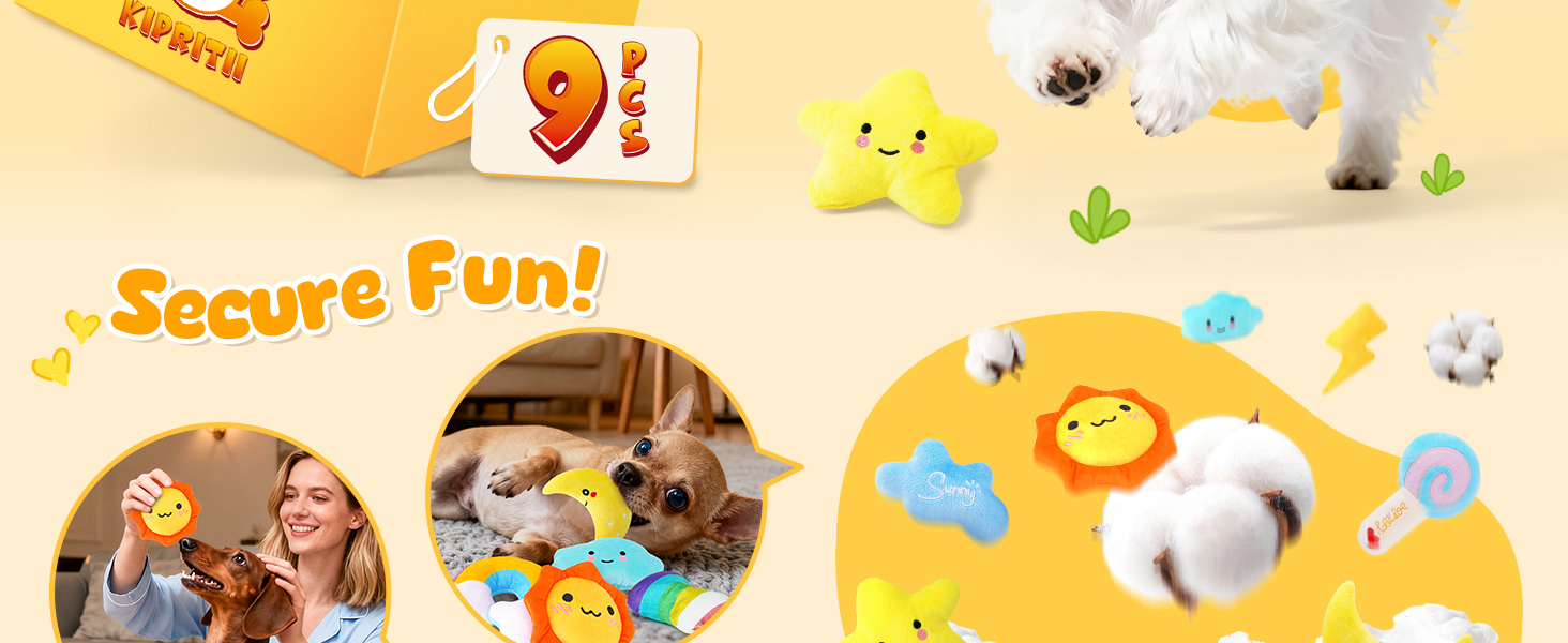 squeaky dog toys