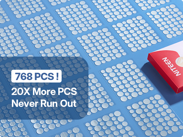 768pcs ! 20X more pcs