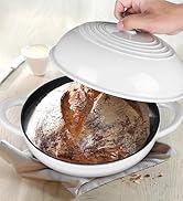 HaSteeL 5 QT Cast Iron Dutch Oven, Pre-seasoned Enamel Pot with Lid, Non-stick Round Cookware for...