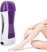 ZJchao Electric Depilatory Roll On Brazilian Wax Heater, Portable Wax Warmer with LCD Temperature...