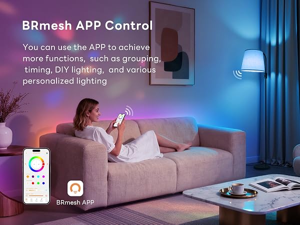 Smart Arc RGBCW LED Floor Lamp with App &amp;amp; Alexa Voice Control