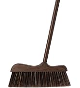 Xifando Heavy Duty Angle Broom – 44.8” Wooden Handle Compact Brooms for Indoor/Outdoor, Garage, P...