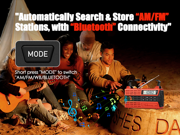 hand crank emergency radio