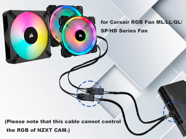 4 pin RGB Fan cable