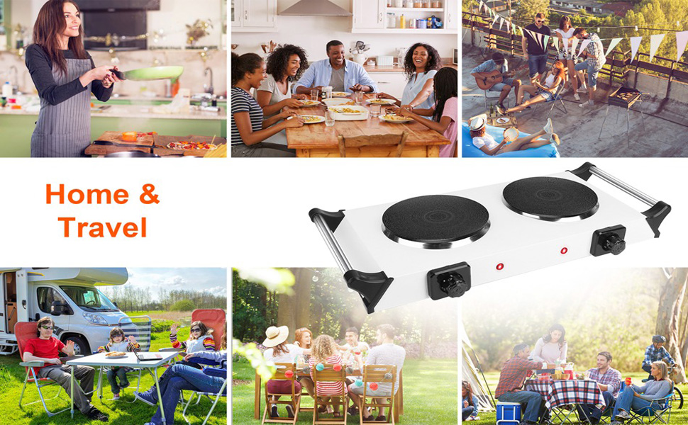 2000W Double Burner Hot Plate