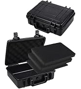 Wxvhji Hard Case Waterproof Hard Case with Foam Protective Case Hard Shell Case Hard Case for Ele...