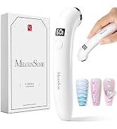 MelodySusie Handheld Flash Cure Nail Lamp P-ART01A Cordless Mini Nail Light | Ergonomic Handle fo...