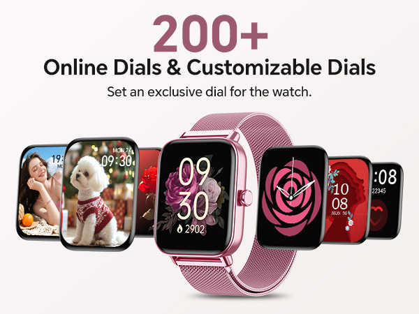 200+ dials smart watch