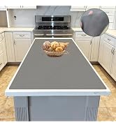 47.3''x23.6''(120cmx60cm) Extra Large Silicone Mat for Kitchen Counter, 1.5MM Thick Non-Slip Heat...
