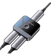 HDMI Splitter 1 in 2 Out 4k@60hz, HDMI Switch 2 in 1 Out with LED Indicators/HDMI Splitter 2 in 1...