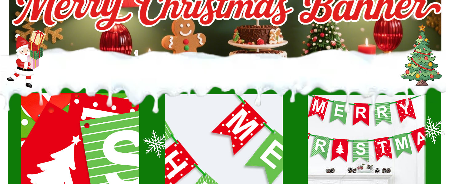 merry christmas banner