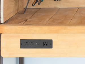 recessed power strip
