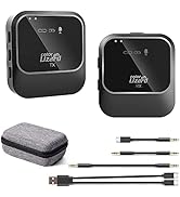 COLORLIZARD Wireless Lavalier Microphone, 2.4GHz Lapel Mic for Cameras, Plug&amp;Play Bluetooth Lav M...