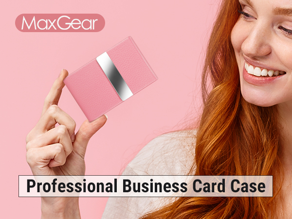 PU Leather Business Card Case
