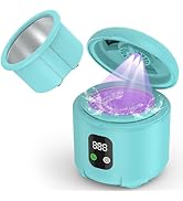 2026 Ultrasonic Retainer Cleaner 25W Portable Ultrasonic Denture Cleaner Multi-Mode 45KHz with Dr...