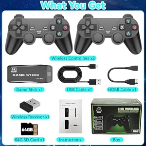 wireless retro game console