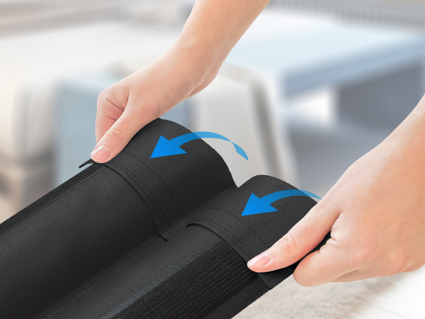 Under door sound blocker, wind blocker for door bottom, door stoppers for bottom of door air