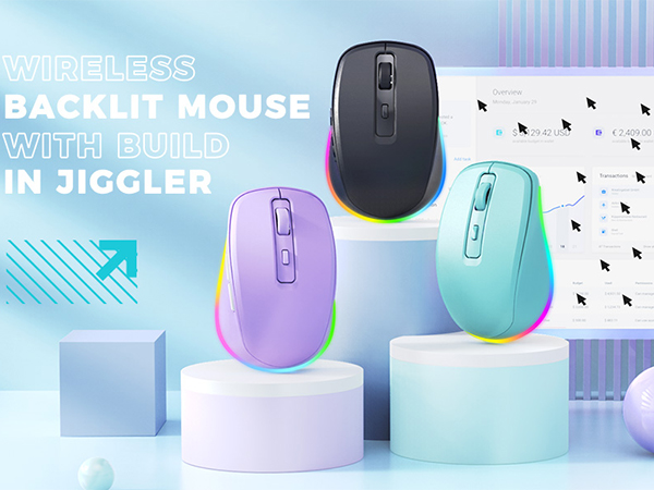 wireless mouse with jiggler