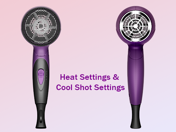 Heat Settings &amp;Cool Shot Settings