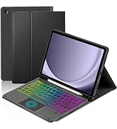 MePadKey Touchpad Keyboard Case for Samsung Galaxy Tab A11 Plus/A9 Plus 2025/2023 11 inch, 7-Colo...