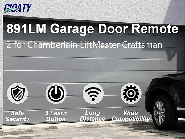for Chamberlain LiftMaster Craftsman Garage Door Opener Keypad &amp; Remote Universal