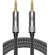 EMK TRRS Cable, 4 Pole 3.5mm Audio Cable Aux Cable with Mic(Compatible Mic Function) Headset Cabl...