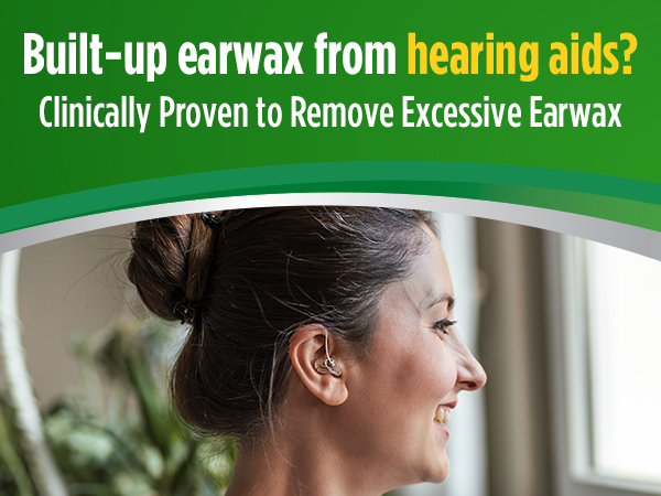 Clinically proven to remove and reduce earwax build up caused by hearing aids