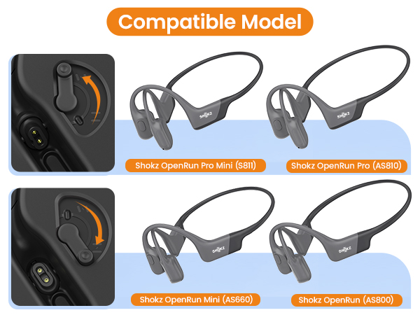 shokz headphones charger