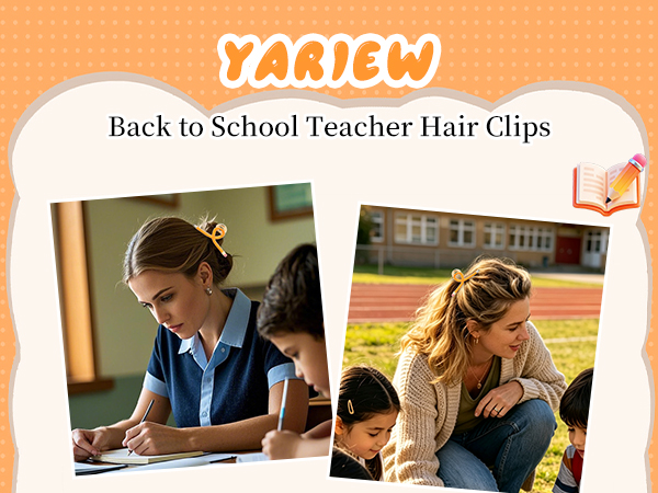 YARIEW pencil hair clips for teacher gifts