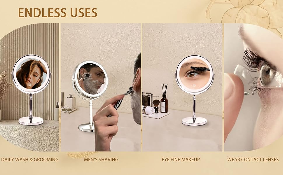 Can be used for daily washing, make-up styling
