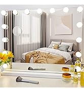 Kotdning Vanity Mirror with Lights,Lighted Vanity Mirror with 15 Dimmable Bulbs for Dressing Room...