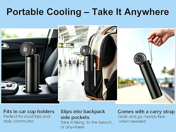 Portable Fan &amp;amp; Ice Therapy Cup