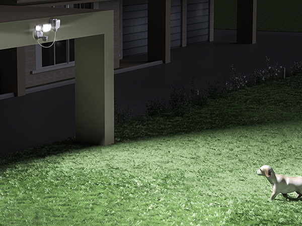 Motion Sensor Outdoor Light Plug in