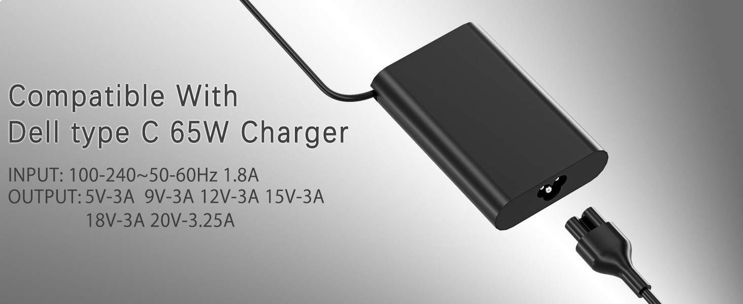 dell latitude laptop charger usb c