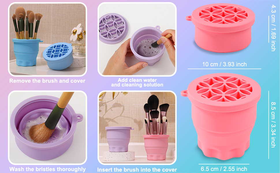 Makeup Brushes Cleaner Mat