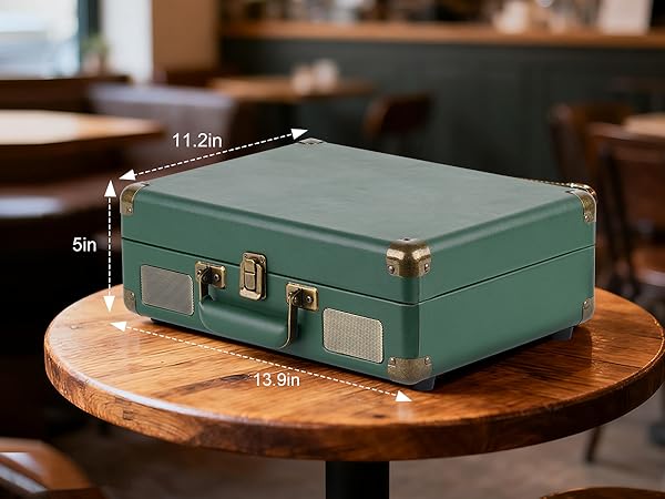 Record Player Portable with Bluetooth Connection USB Playback
