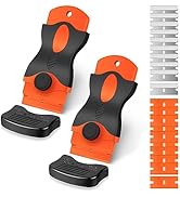 Ainiv Razor Blade Scraper, 2-in-1 Scraper Tool with 10PCS Metal Blades and 10PCS Plastic Blades, ...