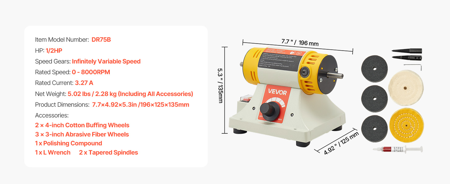 bench buffer polisher