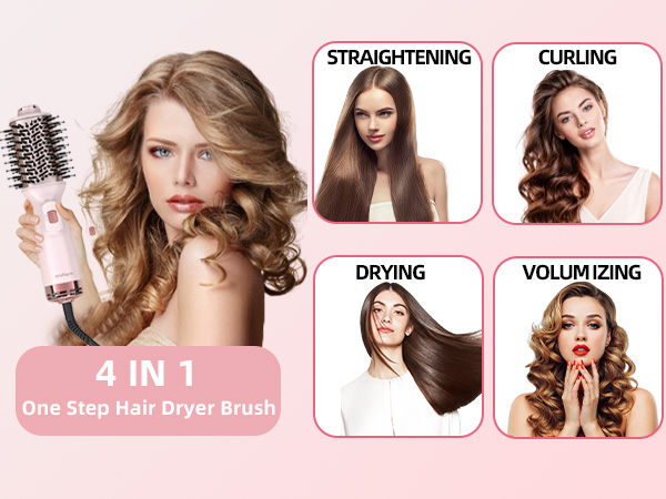 dual voltage hair dryer brush