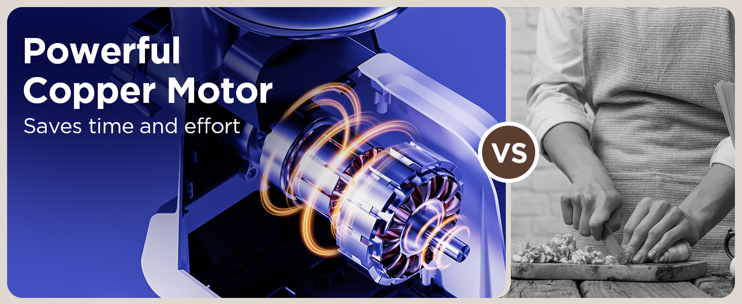 ALTRA LIFE electric meat grinder with powerful copper motor v