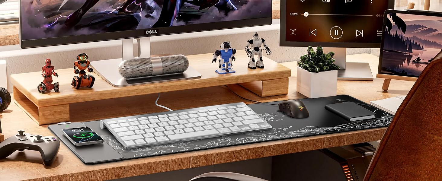 Wireless Charging Mouse Pad