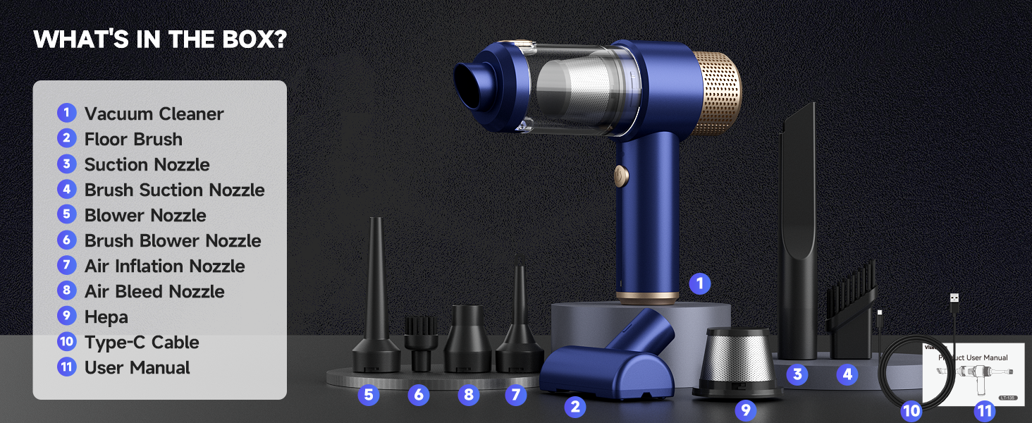 car vacuum portable cordless