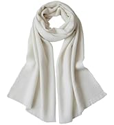 Temminc Cashmere Scarf Shawl for Women, Elegant Glitter Evening Wrap, Luxurious Soft Winter Acces...