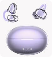 ClipFree Open-Ear Headphones, Upgraded V6.1 Bluetooth Wireless headsets, Comfort &amp; Snug Fit Clip ...