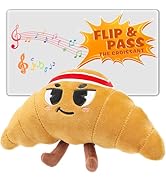 Flip &amp; Pass the Croissant, Electronic Plush Kids Toys, Hilarious Party Games for Kids Ages 3, 4-8...