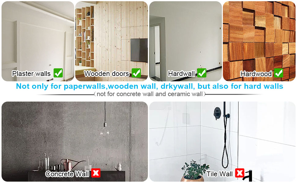 picture hanging hooks kit with hanging wire for concrete dry brick dry plaster gallery grid wall