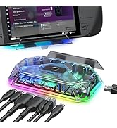 JSAUX RGB Docking Station for Steam Deck (OLED)/ROG Ally/Legion Go, 12-in-1 Steam Deck Dock with ...