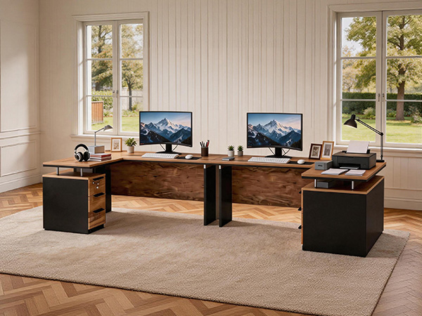 L shaped Executive Desk