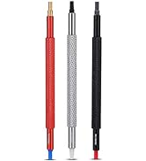 Cuifati 3PCS Watch Hand Pressers Pusher Fitting Set, Stainless Steel Sturdy Watchmakers Wristwatc...